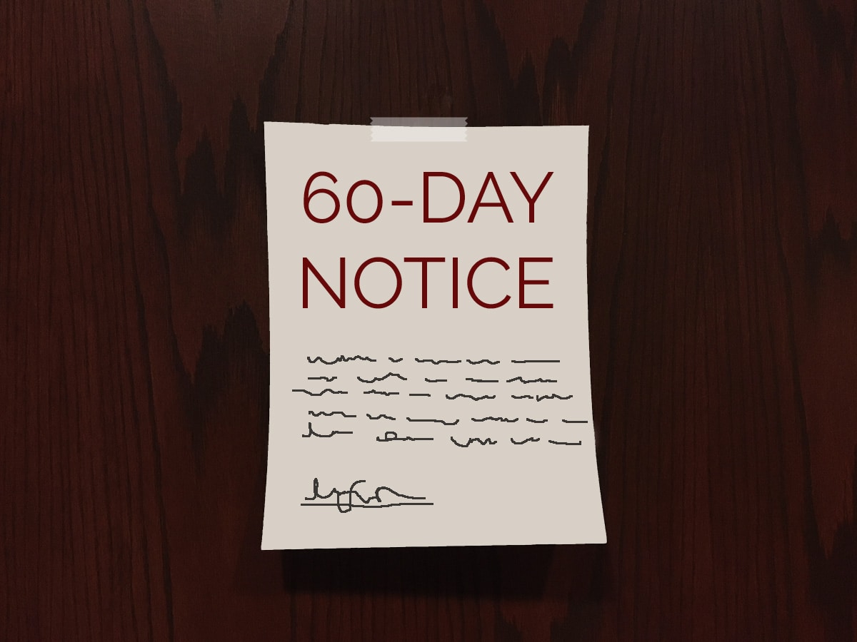 What Is A 60 Day Notice To Quit