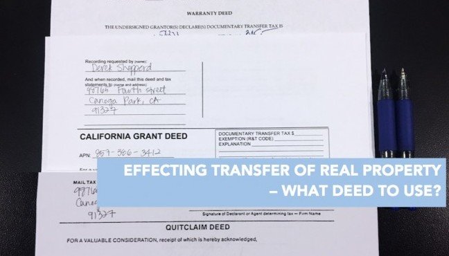 conveyance of real property interest owned later