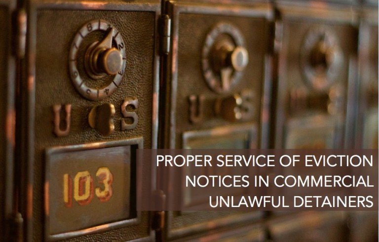 Proper-Service-of-Eviction-Notices-in-Commercial-Unlawful-Detainer