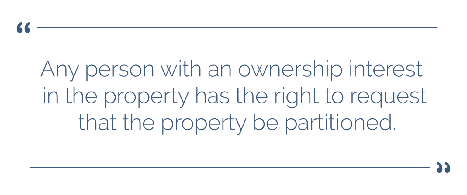 What is a Partition Action In Real Estate? Schorr Law