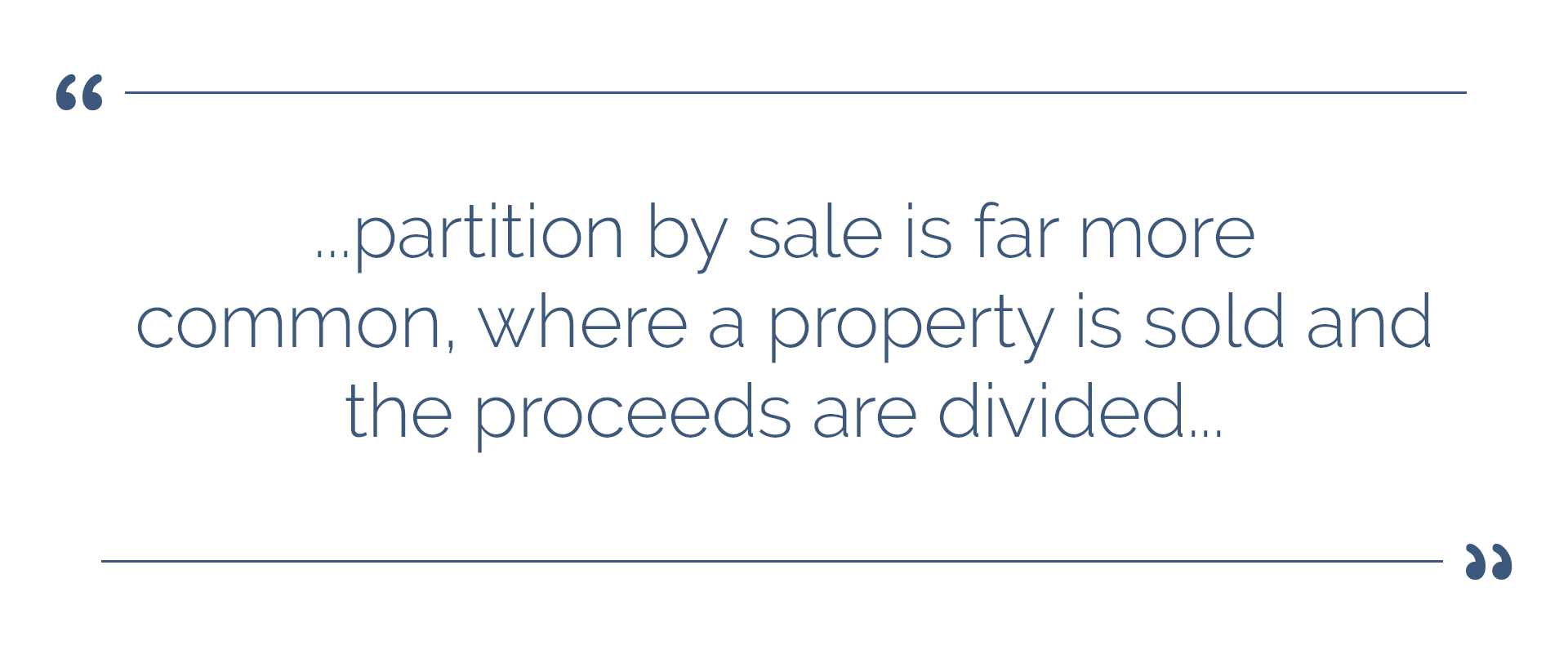 What are the Different Partition Action Schorr Law