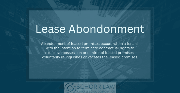 Abandonment of lease
