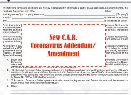 C.A.R. Coronavirus Addendum
