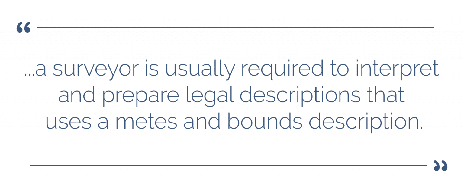 Metes and Bounds to Describe Real Property Schorr Law, APC