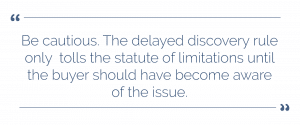 Delayed Discovery Rule in California