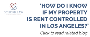 How Do I Know My Property Is Rent Controlled In Los Angeles?
