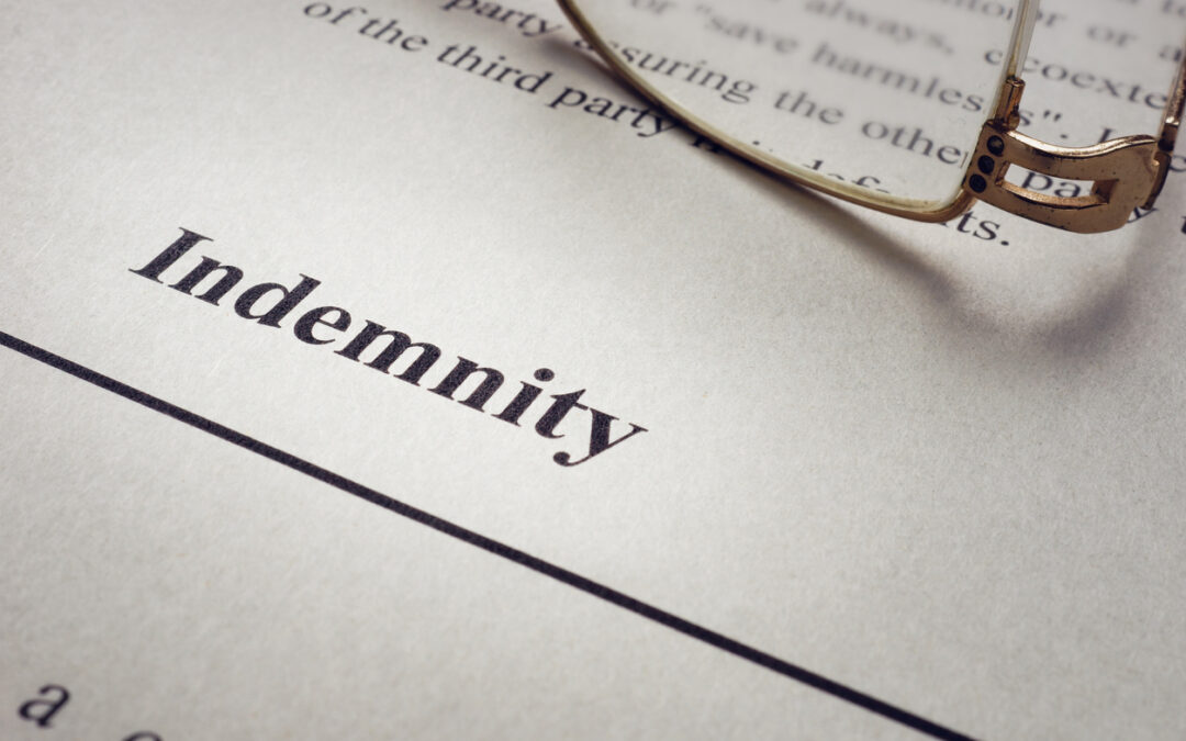 An indemnity provisions clause is explained by an experienced real estate attorney.