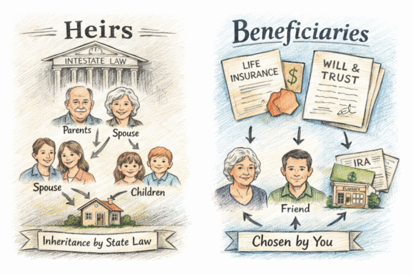 Heir vs beneficiary - Who inherits your estate