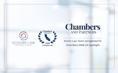 Schorr Law Recognized in Chambers 2026 California Spotlight