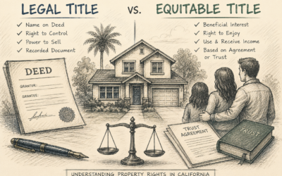 Equitable Title vs. Legal Title in California Real Estate Law