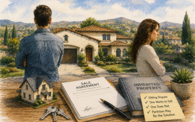 Inherited Property Dispute in Calabasas Between Siblings Over Sale