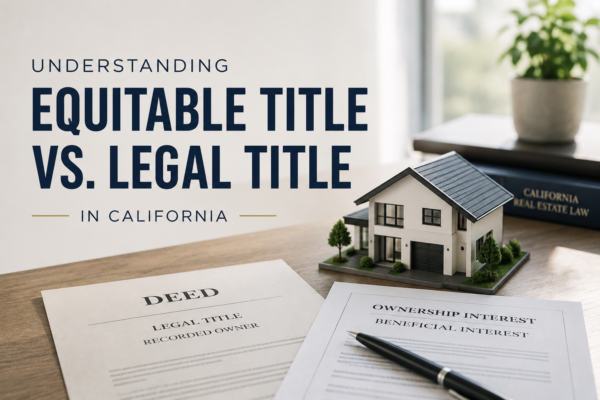 Filing a quiet title action with equitable ownership