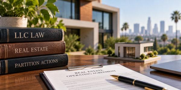 divide or sell real estate owned solely by the LLC